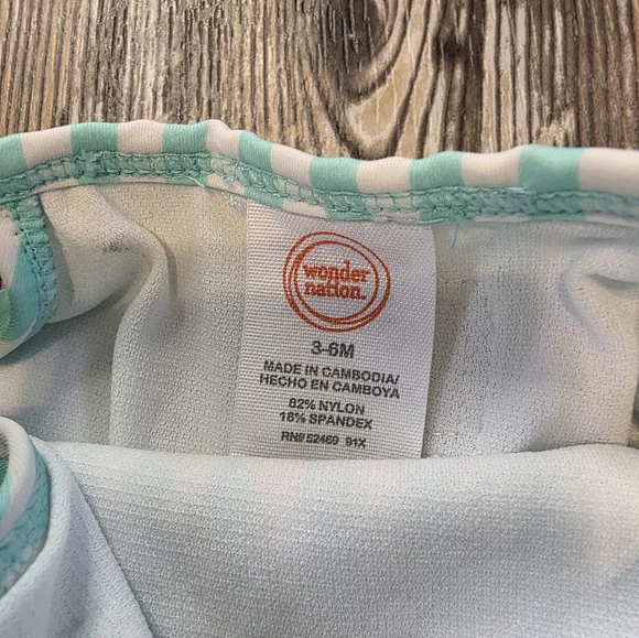 Striped Ruffle Swimsuit - Picture 5 of 6